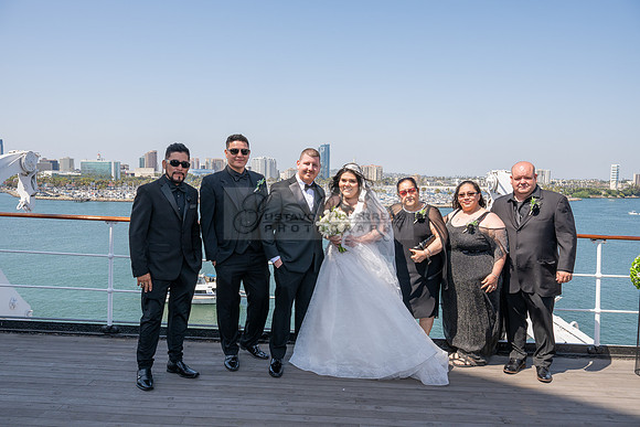 Ariel and Maricruz wedding ceremony, reception at The Queen Mary in Long Beach Ca, Gustavo Villarreal Photographer, videographer, 323-633-8283, www.gvphotoandvideo.com