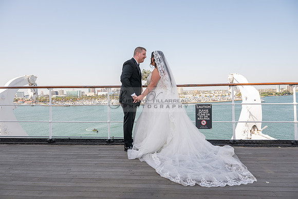 Ariel and Maricruz wedding ceremony, reception at The Queen Mary in Long Beach Ca, Gustavo Villarreal Photographer, videographer, 323-633-8283, www.gvphotoandvideo.com