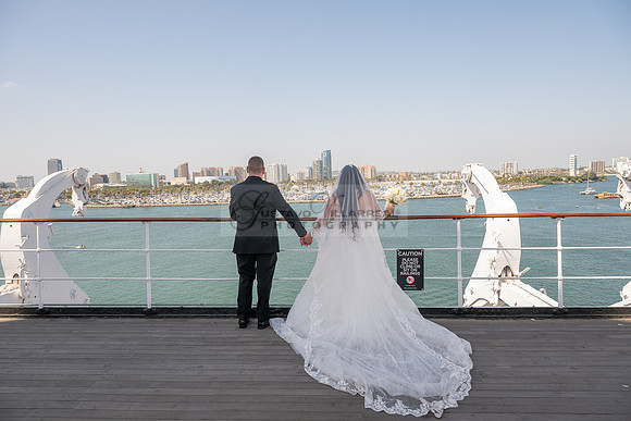 Ariel and Maricruz wedding ceremony, reception at The Queen Mary in Long Beach Ca, Gustavo Villarreal Photographer, videographer, 323-633-8283, www.gvphotoandvideo.com
