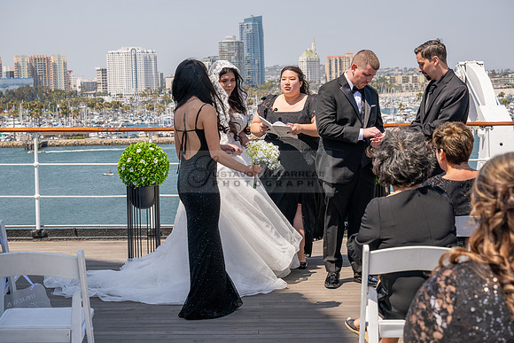 Ariel and Maricruz wedding ceremony, reception at The Queen Mary in Long Beach Ca, Gustavo Villarreal Photographer, videographer, 323-633-8283, www.gvphotoandvideo.com