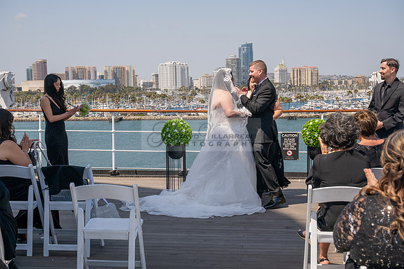 Ariel and Maricruz wedding ceremony, reception at The Queen Mary in Long Beach Ca, Gustavo Villarreal Photographer, videographer, 323-633-8283, www.gvphotoandvideo.com