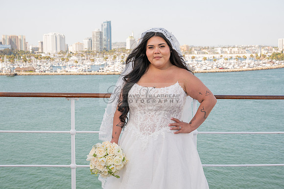 Ariel and Maricruz wedding ceremony, reception at The Queen Mary in Long Beach Ca, Gustavo Villarreal Photographer, videographer, 323-633-8283, www.gvphotoandvideo.com