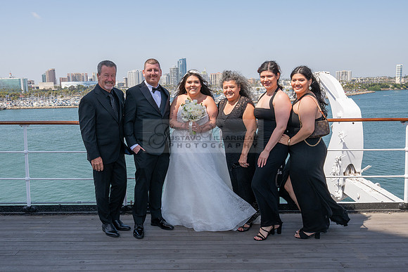 Ariel and Maricruz wedding ceremony, reception at The Queen Mary in Long Beach Ca, Gustavo Villarreal Photographer, videographer, 323-633-8283, www.gvphotoandvideo.com