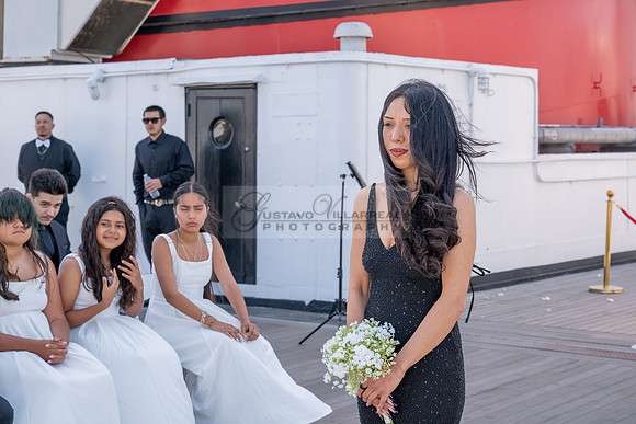 Ariel and Maricruz wedding ceremony, reception at The Queen Mary in Long Beach Ca, Gustavo Villarreal Photographer, videographer, 323-633-8283, www.gvphotoandvideo.com