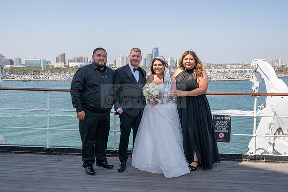 Ariel and Maricruz wedding ceremony, reception at The Queen Mary in Long Beach Ca, Gustavo Villarreal Photographer, videographer, 323-633-8283, www.gvphotoandvideo.com