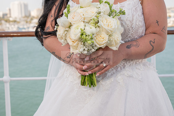 Ariel and Maricruz wedding ceremony, reception at The Queen Mary in Long Beach Ca, Gustavo Villarreal Photographer, videographer, 323-633-8283, www.gvphotoandvideo.com