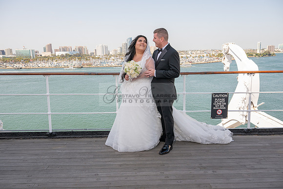 Ariel and Maricruz wedding ceremony, reception at The Queen Mary in Long Beach Ca, Gustavo Villarreal Photographer, videographer, 323-633-8283, www.gvphotoandvideo.com