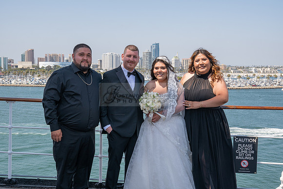 Ariel and Maricruz wedding ceremony, reception at The Queen Mary in Long Beach Ca, Gustavo Villarreal Photographer, videographer, 323-633-8283, www.gvphotoandvideo.com