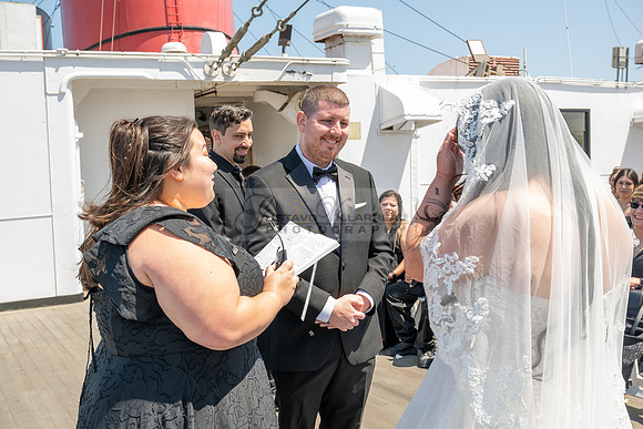 Ariel and Maricruz wedding ceremony, reception at The Queen Mary in Long Beach Ca, Gustavo Villarreal Photographer, videographer, 323-633-8283, www.gvphotoandvideo.com