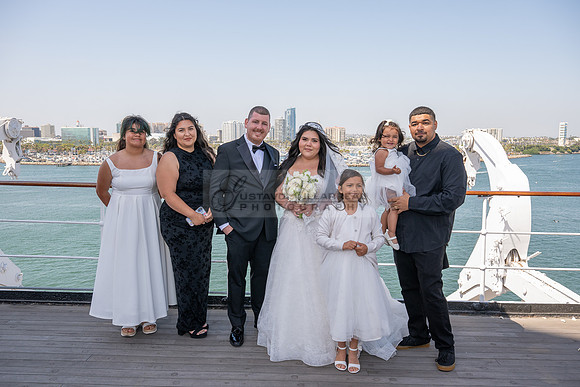 Ariel and Maricruz wedding ceremony, reception at The Queen Mary in Long Beach Ca, Gustavo Villarreal Photographer, videographer, 323-633-8283, www.gvphotoandvideo.com