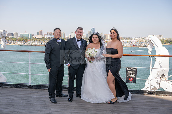Ariel and Maricruz wedding ceremony, reception at The Queen Mary in Long Beach Ca, Gustavo Villarreal Photographer, videographer, 323-633-8283, www.gvphotoandvideo.com