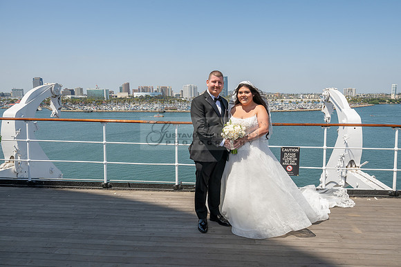 Ariel and Maricruz wedding ceremony, reception at The Queen Mary in Long Beach Ca, Gustavo Villarreal Photographer, videographer, 323-633-8283, www.gvphotoandvideo.com
