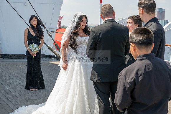 Ariel and Maricruz wedding ceremony, reception at The Queen Mary in Long Beach Ca, Gustavo Villarreal Photographer, videographer, 323-633-8283, www.gvphotoandvideo.com