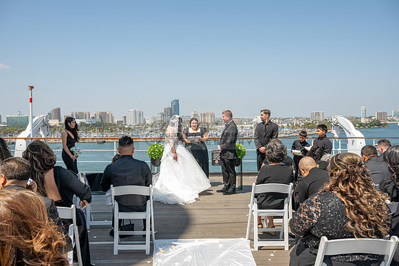 Ariel and Maricruz wedding ceremony, reception at The Queen Mary in Long Beach Ca, Gustavo Villarreal Photographer, videographer, 323-633-8283, www.gvphotoandvideo.com