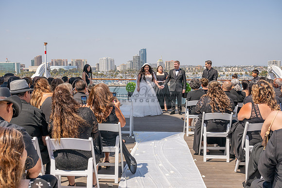 Ariel and Maricruz wedding ceremony, reception at The Queen Mary in Long Beach Ca, Gustavo Villarreal Photographer, videographer, 323-633-8283, www.gvphotoandvideo.com