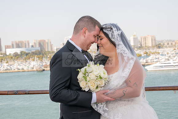 Ariel and Maricruz wedding ceremony, reception at The Queen Mary in Long Beach Ca, Gustavo Villarreal Photographer, videographer, 323-633-8283, www.gvphotoandvideo.com