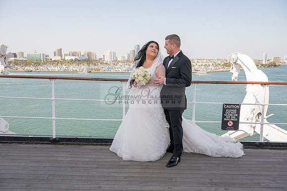 Ariel and Maricruz wedding ceremony, reception at The Queen Mary in Long Beach Ca, Gustavo Villarreal Photographer, videographer, 323-633-8283, www.gvphotoandvideo.com