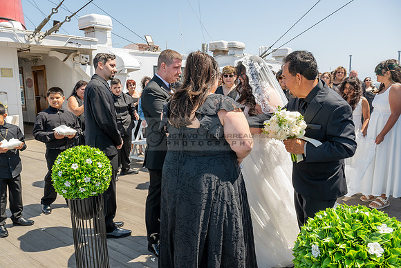 Ariel and Maricruz wedding ceremony, reception at The Queen Mary in Long Beach Ca, Gustavo Villarreal Photographer, videographer, 323-633-8283, www.gvphotoandvideo.com
