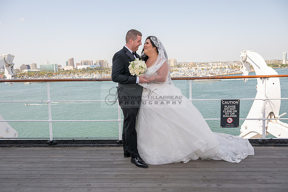 Ariel and Maricruz wedding ceremony, reception at The Queen Mary in Long Beach Ca, Gustavo Villarreal Photographer, videographer, 323-633-8283, www.gvphotoandvideo.com