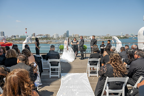 Ariel and Maricruz wedding ceremony, reception at The Queen Mary in Long Beach Ca, Gustavo Villarreal Photographer, videographer, 323-633-8283, www.gvphotoandvideo.com