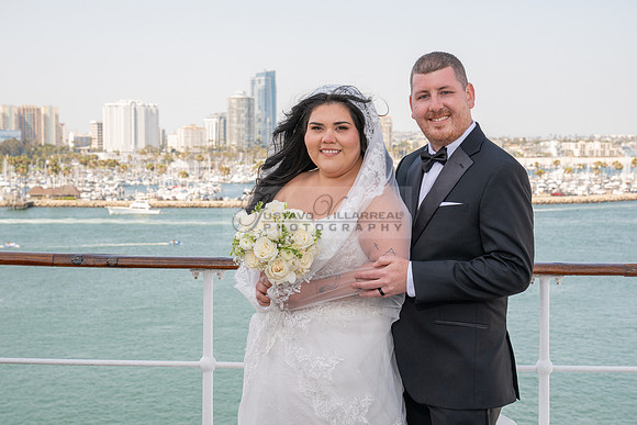 Ariel and Maricruz wedding ceremony, reception at The Queen Mary in Long Beach Ca, Gustavo Villarreal Photographer, videographer, 323-633-8283, www.gvphotoandvideo.com