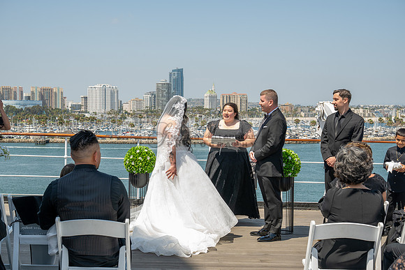 Ariel and Maricruz wedding ceremony, reception at The Queen Mary in Long Beach Ca, Gustavo Villarreal Photographer, videographer, 323-633-8283, www.gvphotoandvideo.com