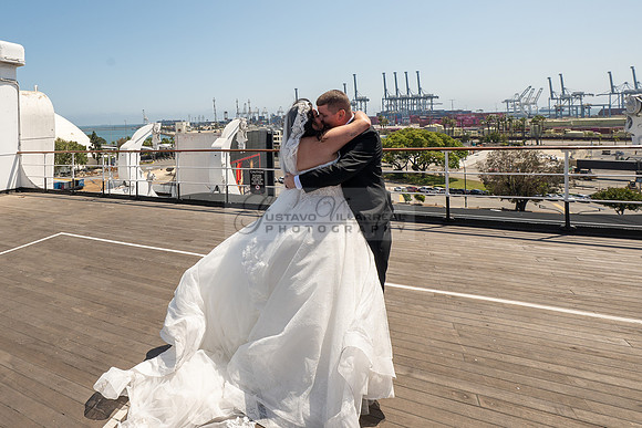 Ariel and Maricruz wedding ceremony, reception at The Queen Mary in Long Beach Ca, Gustavo Villarreal Photographer, videographer, 323-633-8283, www.gvphotoandvideo.com