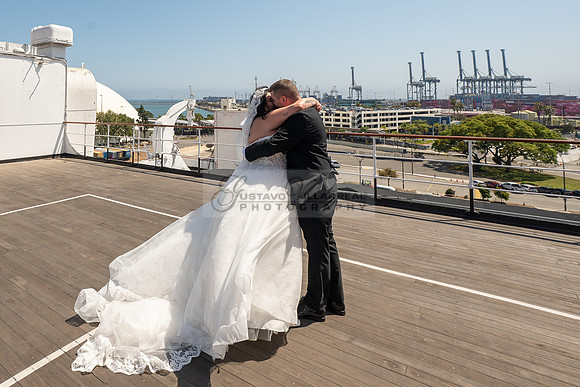 Ariel and Maricruz wedding ceremony, reception at The Queen Mary in Long Beach Ca, Gustavo Villarreal Photographer, videographer, 323-633-8283, www.gvphotoandvideo.com