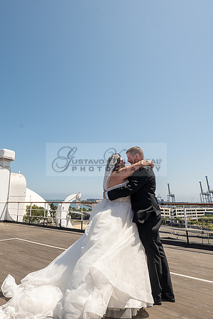 Ariel and Maricruz wedding ceremony, reception at The Queen Mary in Long Beach Ca, Gustavo Villarreal Photographer, videographer, 323-633-8283, www.gvphotoandvideo.com