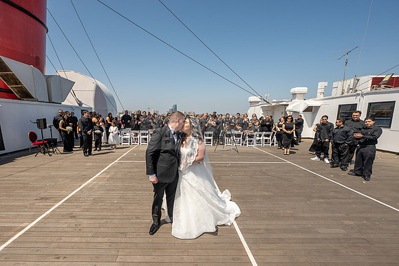 Ariel and Maricruz wedding ceremony, reception at The Queen Mary in Long Beach Ca, Gustavo Villarreal Photographer, videographer, 323-633-8283, www.gvphotoandvideo.com