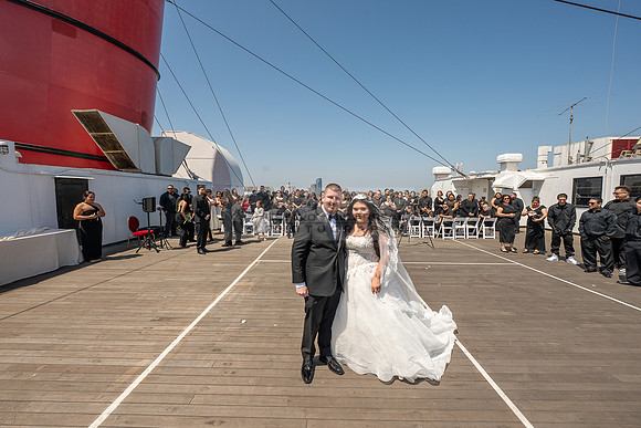 Ariel and Maricruz wedding ceremony, reception at The Queen Mary in Long Beach Ca, Gustavo Villarreal Photographer, videographer, 323-633-8283, www.gvphotoandvideo.com