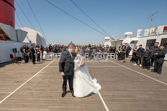 Ariel and Maricruz wedding ceremony, reception at The Queen Mary in Long Beach Ca, Gustavo Villarreal Photographer, videographer, 323-633-8283, www.gvphotoandvideo.com