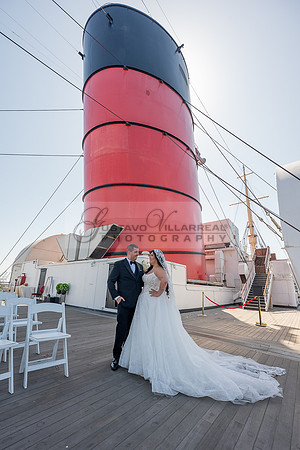 Ariel and Maricruz wedding ceremony, reception at The Queen Mary in Long Beach Ca, Gustavo Villarreal Photographer, videographer, 323-633-8283, www.gvphotoandvideo.com