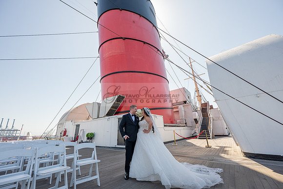 Ariel and Maricruz wedding ceremony, reception at The Queen Mary in Long Beach Ca, Gustavo Villarreal Photographer, videographer, 323-633-8283, www.gvphotoandvideo.com