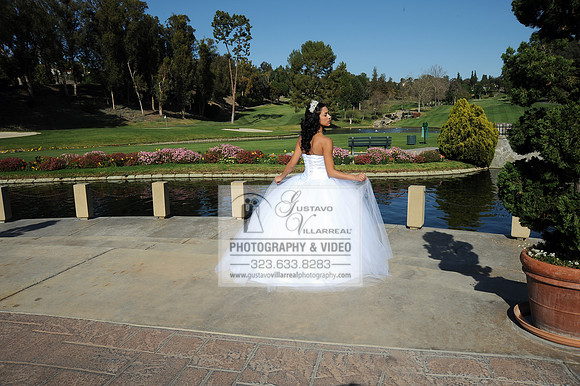 Mariah Quinceanera photoshoot, photographer, videographer, weddings, sweet 16 at Friendly Hills Country Club in Whittier Ca. 323-633-8283