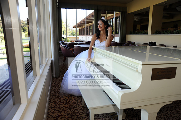 Mariah Quinceanera photoshoot, photographer, videographer, weddings, sweet 16 at Friendly Hills Country Club in Whittier Ca. 323-633-8283