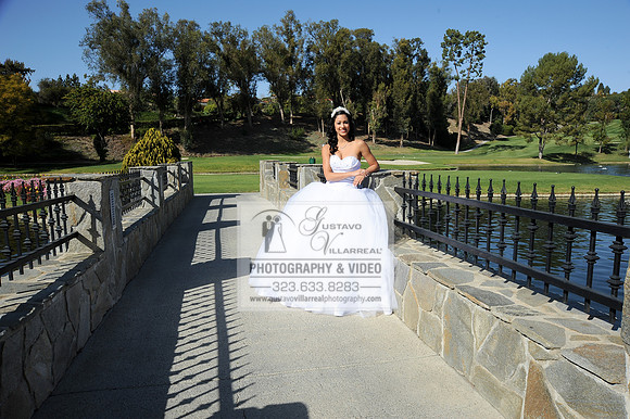 Mariah Quinceanera photoshoot, photographer, videographer, weddings, sweet 16 at Friendly Hills Country Club in Whittier Ca. 323-633-8283