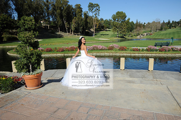 Mariah Quinceanera photoshoot, photographer, videographer, weddings, sweet 16 at Friendly Hills Country Club in Whittier Ca. 323-633-8283