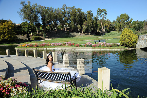 Mariah Quinceanera photoshoot, photographer, videographer, weddings, sweet 16 at Friendly Hills Country Club in Whittier Ca. 323-633-8283
