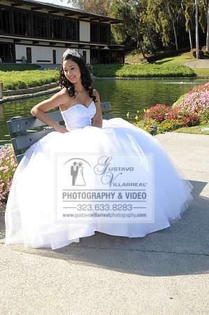Mariah Quinceanera photoshoot, photographer, videographer, weddings, sweet 16 at Friendly Hills Country Club in Whittier Ca. 323-633-8283