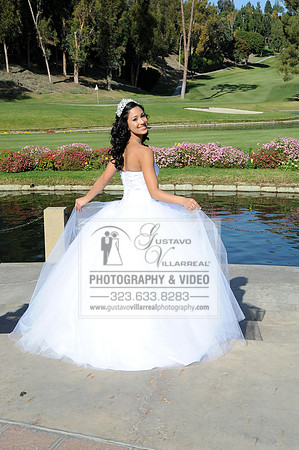 Mariah Quinceanera photoshoot, photographer, videographer, weddings, sweet 16 at Friendly Hills Country Club in Whittier Ca. 323-633-8283