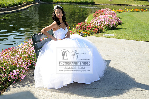 Mariah Quinceanera photoshoot, photographer, videographer, weddings, sweet 16 at Friendly Hills Country Club in Whittier Ca. 323-633-8283