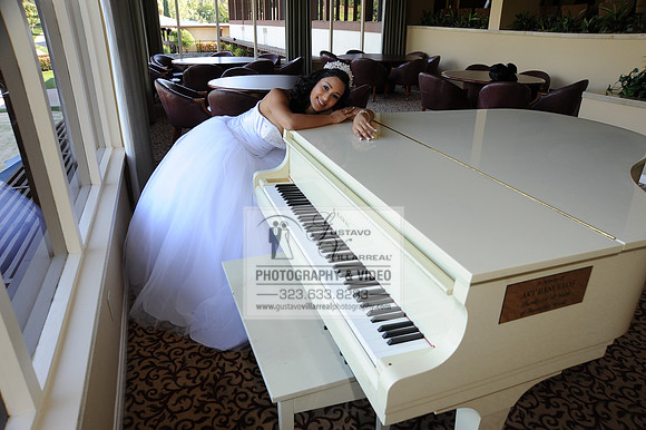 Mariah Quinceanera photoshoot, photographer, videographer, weddings, sweet 16 at Friendly Hills Country Club in Whittier Ca. 323-633-8283