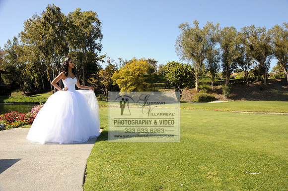 Mariah Quinceanera photoshoot, photographer, videographer, weddings, sweet 16 at Friendly Hills Country Club in Whittier Ca. 323-633-8283