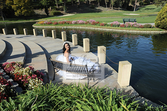 Mariah Quinceanera photoshoot, photographer, videographer, weddings, sweet 16 at Friendly Hills Country Club in Whittier Ca. 323-633-8283