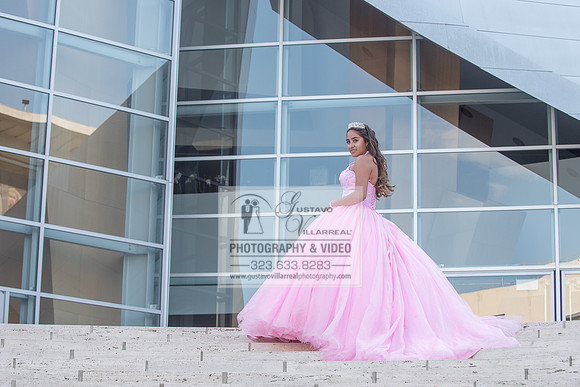 Samantha Alexis quinceaneras, sweet sixteens, engagements, family portraits, weddings photography and video at Disney Concer Hall in downtown Los Angeles Ca, www.gustavovillarreal.com, 323-633-8283
