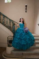 Luisa Cardenas pictures of Quincea–eras in Pasadena City Hall in