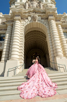 Kassandra Ayala Quinceaneras photo session at beautiful  Pasadena City Hall in Pasadena California, Photographer www.gvphotoandvideo.com, 323-633-8283
