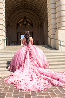 Kassandra Ayala Quinceaneras photo session at beautiful  Pasadena City Hall in Pasadena California, Photographer www.gvphotoandvideo.com, 323-633-8283