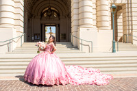 Kassandra Ayala Quinceaneras photo session at beautiful  Pasadena City Hall in Pasadena California, Photographer www.gvphotoandvideo.com, 323-633-8283